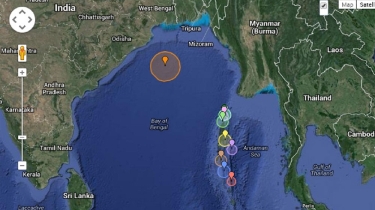 বঙ্গোপসাগরে দেড় ঘণ্টায় চার ভূমিকম্প