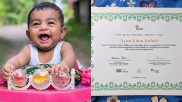 বাংলাদেশের ইতিহাসে প্রথম কার্বন-নিউট্রাল শিশু রুহাব
