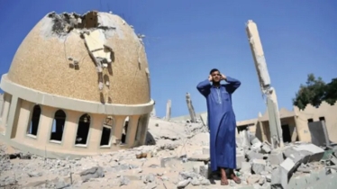 ধ্বংশস্তুপ গাজার মসজিদগুলো! ভেসে আসছে আজানের ধ্বনি